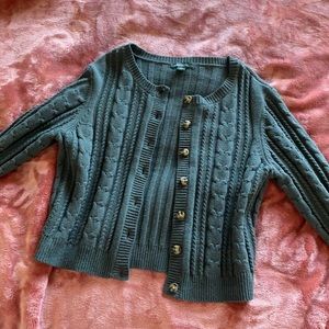 Crop Button Cardigan